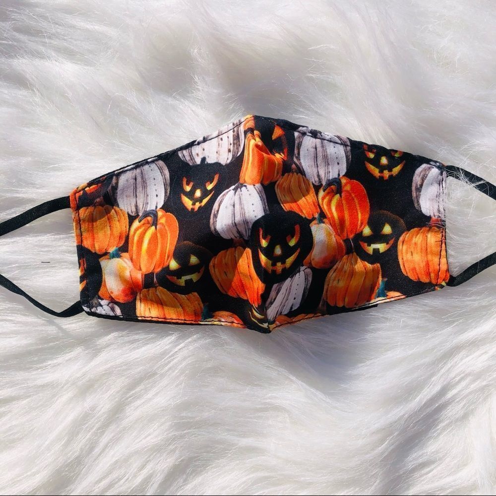 Brand New Halloween Kids Face Mask One Size Adjustable Strap (KIDS MASK)